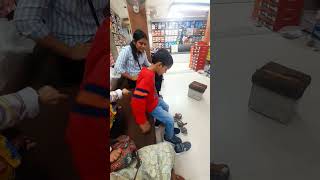 Ye bale hi shoes lene h kanhiya ko 🥰🥰🥰shoesshopingsubscribe plz [upl. by Nuaj303]