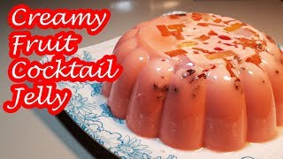 CREAMY FRUIT COCKTAIL JELLY [upl. by Cassilda]