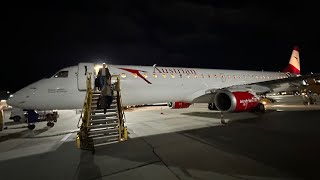 TRIPREPORT Austrian Airlines Embraer 195  Brussels  Vienna  Economy [upl. by Oren]