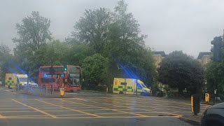 RARE X2 Ambulance Convoy Responding In Bromley South [upl. by Nayek360]