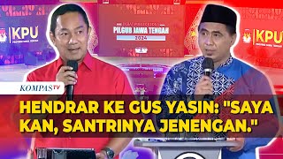 Kata Hendrar dan Taj Yasin Soal Pemotongan Daging Bersertifikat Halal di Debat Pilgub Jateng [upl. by Pesek]