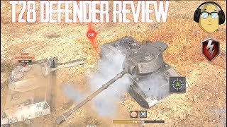 T28 DEFENDER REVIEW WORLD OF TANKS BLITZ [upl. by Casar271]