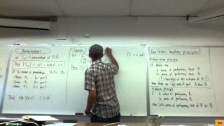 Lecture 2  Enumerative Combinatorics Federico Ardila [upl. by Horodko]