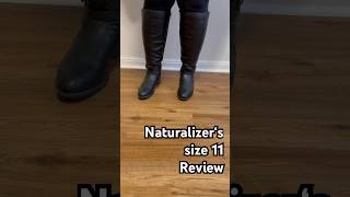 Naturalizer Boot Review  Plus Size productreviews naturalizers boots [upl. by Aitekram]