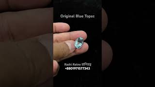 Original Blue Topaz 8801971577343 RashiRatno Gemstone bluetopaz [upl. by Anahcra]