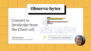 How to convert to JavaScript from the Chart Cell [upl. by Maroney264]