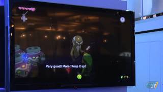 The Legend of Zelda The Wind Waker HD  E3 2013 Sword Training Gameplay [upl. by Kesia]