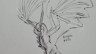 2024 monsterhunter wilds legiana drawing Stickman Shrieking Legiana Drawing [upl. by Madian]