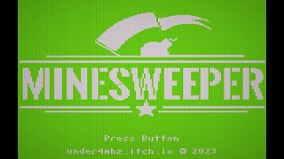 Minesweeper  Amstrad CPC  Short gameplay [upl. by Rhody]