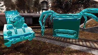 Diamond Bus Eater VS Diamond Scary Tomas Train Monster in Gmod [upl. by Pomeroy]