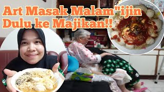 Art Lapar Masak MalamquotIjin Dulu Ke Majikan Masak Mie Bakso Sapi Porsi Mangkok Besar [upl. by Airakaz]