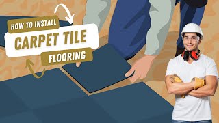 How to Install Carpet Tile Flooring  DIY StepbyStep Guide [upl. by Esyli]