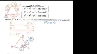 Law of Cosines [upl. by Sinnek592]