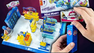 Unboxing and Building the Mini Brands Series 3 Mini Mart [upl. by Paapanen]