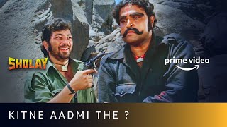 Kitne Aadmi The  Most Famous Dialogue From Sholay  Gabbar Singh  Amazon Prime Video [upl. by Sonitnatsnoc]