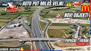 Autoput Miloš Veliki izgradnja nove pumpe i Mc Donalds restorana Lajkovac  Iverak radovi POPUČKE [upl. by Ahsimek582]