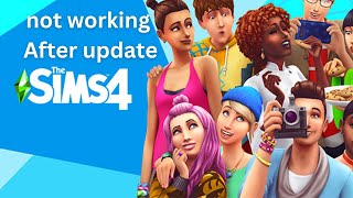 Sims 4 not working after update  The Sims 4 not working after newest update [upl. by Frame481]