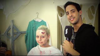 Sami Slimani  Monster MakeUp Tutorial zu Halloween [upl. by Alemak]