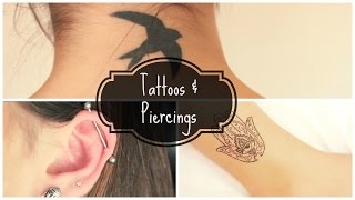 My Tattoos and Piercings  ThoseRosieDays [upl. by Wilona]