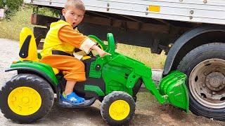 TOP 10 migliori video per bambini su trattori e automobili [upl. by Brocky]