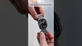 Apple Watch Ultra 2 Titanium Milanese Loop or Panel Strap shorts trending apple video short [upl. by Snoddy]