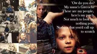 Les Miserables  All Gavroches Parts Four songs  Lyrics [upl. by Yreffoeg]