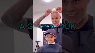 THIS BARBER SURPRISES BURNT KID🤩❤️‍🩹 AleVik Shorts shorts [upl. by Alika]