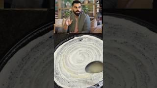 Virat Kohlis favourite dosa recipe shortsfeed food like celebrity recipe [upl. by Elene]