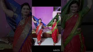 Viral Traditional Dance in Nauvari Saree part 2 l Colorful Rituals shorts [upl. by Ivad]