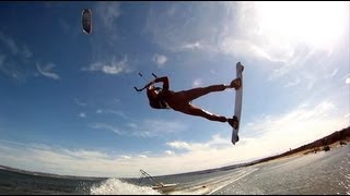 Kitesurf The Art of Flight slow motion HD [upl. by Mandle]