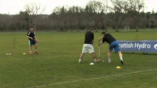 7 Core Shinty Skills  Blocking [upl. by Asirehc]