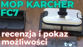 Mop bezprzewodowy akumulatorowy Karcher FC7 recenzja i pokaz działania [upl. by Assiar]