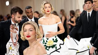 Gigi Hadid Makes a Statement in Thom Browne at the 2024 Met Gala [upl. by Cl]