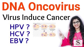 DNA Oncoviruses  Virus Induce Cancer  Oncogenic viruses [upl. by Boris]