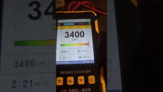 GMC800 geiger counter with origional tube exposed [upl. by Fairweather37]