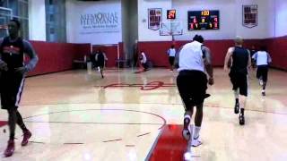 Houston Rockets first 201112 Practice Final 5 Minutes [upl. by Enelav]