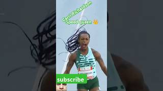 Carri Richardson trackstar 💪trackstar track running sports usa athlete trending shortfeed [upl. by Tanberg]