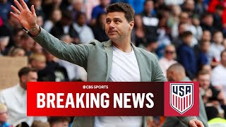 Mauricio Pochettino OFFICIALLY named head coach of United States mens soccer team  Breaking News [upl. by Enyalaj]