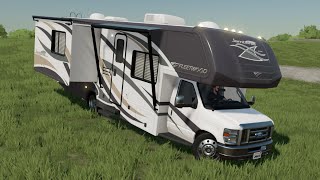 Camper Fleetwood Jamboree Sport 31A RV  Farming Simulator 2022 FS 22 LS 22 Car Truck Vehicle Mod [upl. by Ativoj]