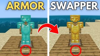 How To Make Armor Stand Swapper in Minecraft Easy [upl. by Burack]