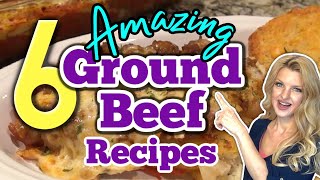 6 Mind Blowing GROUND BEEF DINNER RECIPES that are AMAZINGLY DELICIOUS You Dont Want To Miss [upl. by Howenstein]