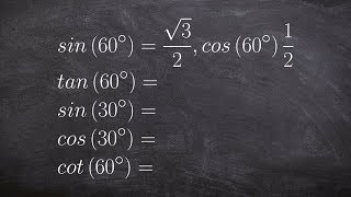 How to use trig identities and cofunction to evaluate trig functions [upl. by Endres]