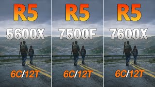 AMD Ryzen 5 7600X vs Ryzen 5 7500F vs Ryzen 5 5600X  Benchmark and Test in 5 Games  RTX 4090 [upl. by Ibloc686]