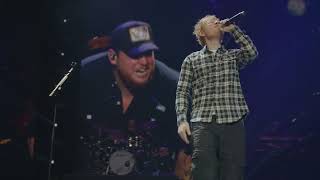 Luke Combs  Dive Live with Ed Sheeran [upl. by Adine447]