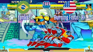 FT5 mvsc fonks BR vs Burning Fists X US Marvel vs Capcom Fightcade Nov 12 [upl. by Pratt]