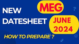 New date sheet tee June 2024 How to prepare for exam in less timesuccessmaker [upl. by Amlas]