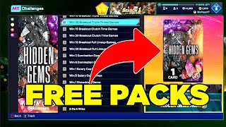 YOU CAN GET A TON OF FREE HIDDEN GEM PACKS RIGHT NOW  DOULBE REP NBA 2K25 MYTEAM [upl. by Wakefield514]