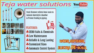 Water softener electro De scalers [upl. by Eenolem320]