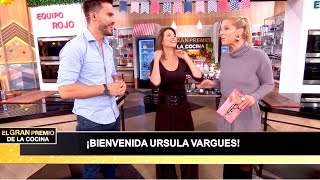 La modelo y conductora Úrsula Vargues fue jurado de El gran premio de la cocina [upl. by Cooke]