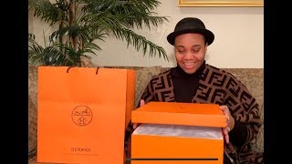 RARE EXOTIC HERMES BIRKIN or KELLY UNBOXING [upl. by Aseel]